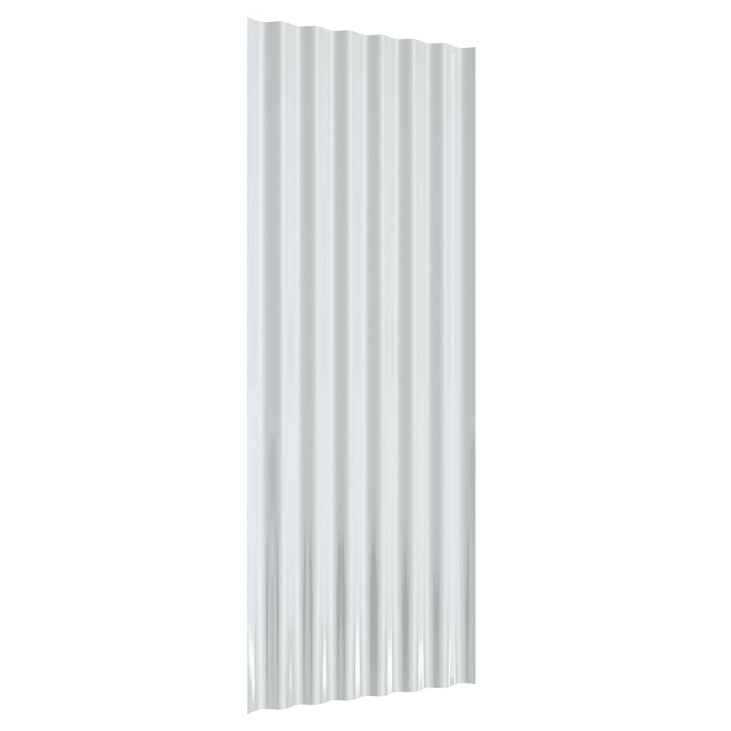 12 db antracitszürke horganyzott acél tetőpanel 100 x 36 cm