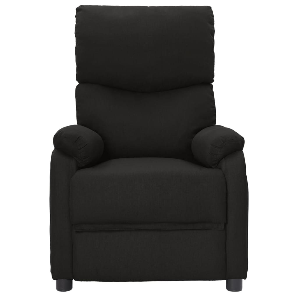 Fekete szövet dönthető fotel