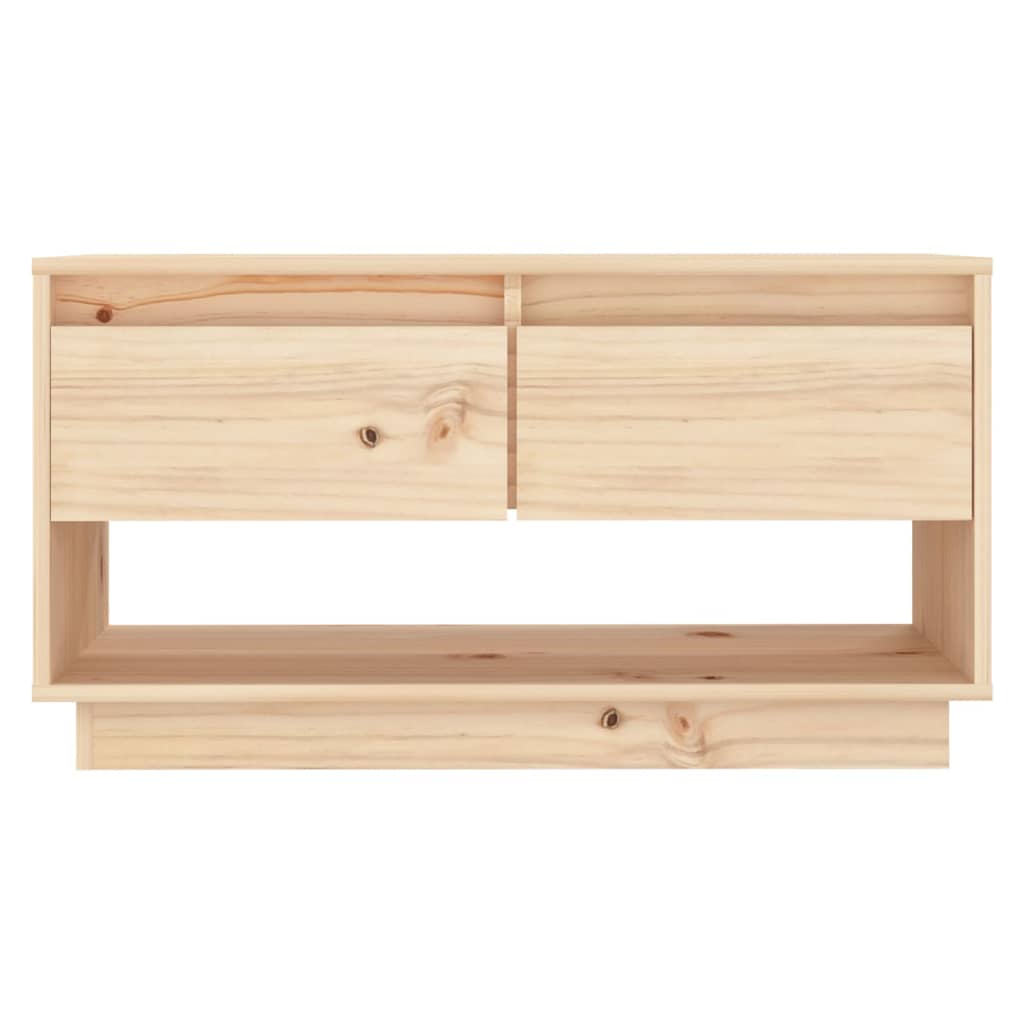 Tömör fenyőfa tv-szekrény 74 x 34 x 40 cm Tömör fenyőfa tv-szekrény 74 x 34 x 40 cm