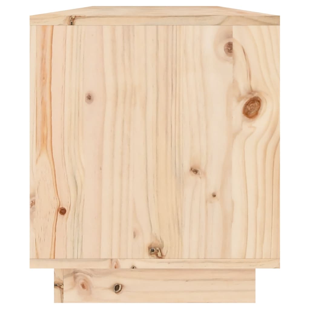 Tömör fenyőfa tv-szekrény 110,5 x 34 x 40 cm Tömör fenyőfa tv-szekrény 110,5 x 34 x 40 cm