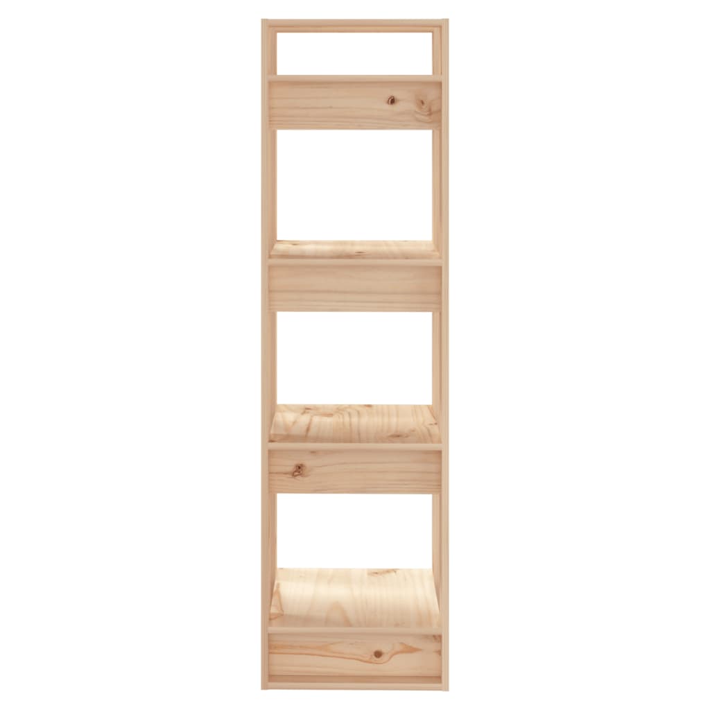 Tömör fenyőfa könyvszekrény/térelválasztó 41 x 35 x 125 cm