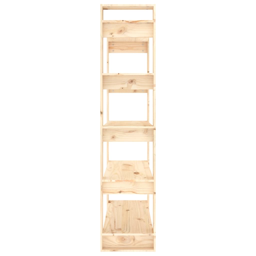 Tömör fa könyvszekrény/térelválasztó 80x35x160 cm