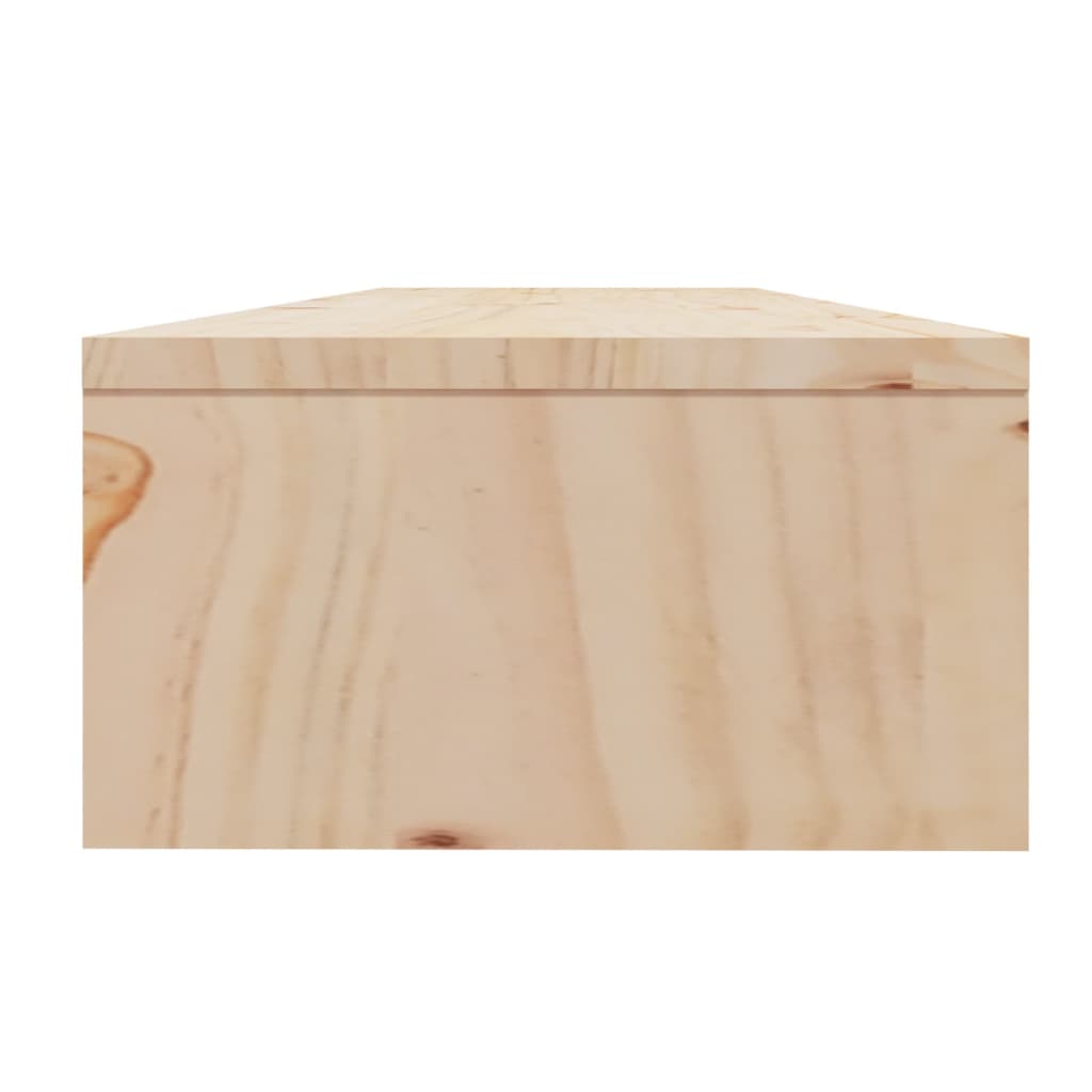Tömör fenyőfa monitorállvány 100 x 24 x 13 cm
