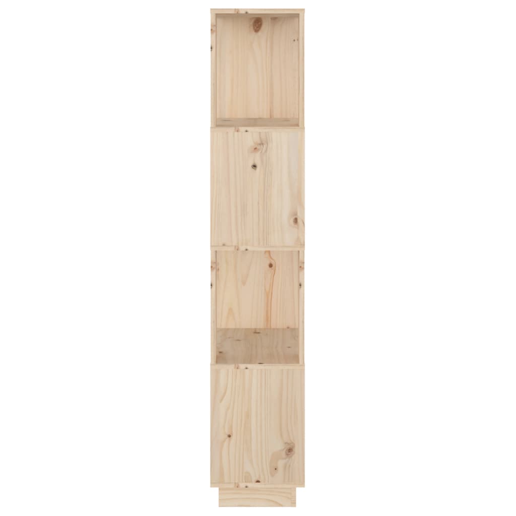 Tömör fenyőfa könyvszekrény/térelválasztó 51 x 25 x 132 cm