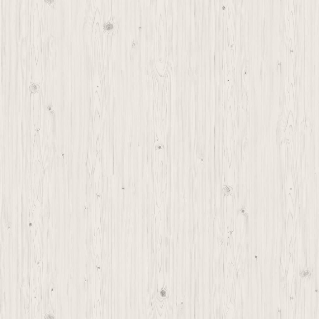 Fehér tömör fenyőfa könyvszekrény/térelválasztó 80x25x132 cm