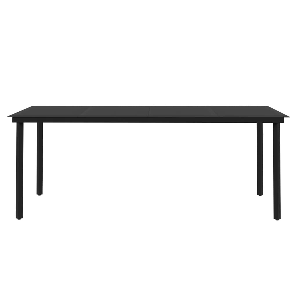 7 részes barna kerti étkezőgarnitúra párnákkal