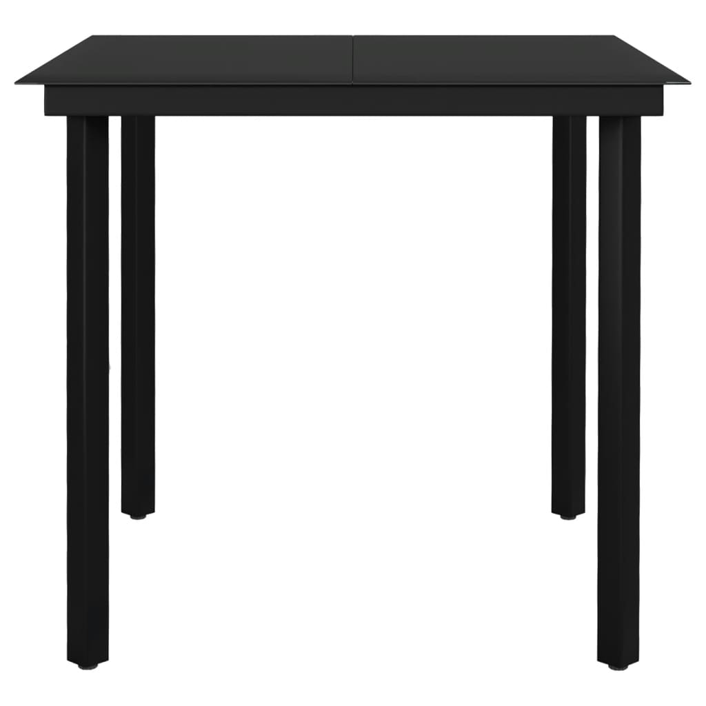 3 részes világosszürke kerti étkezőgarnitúra