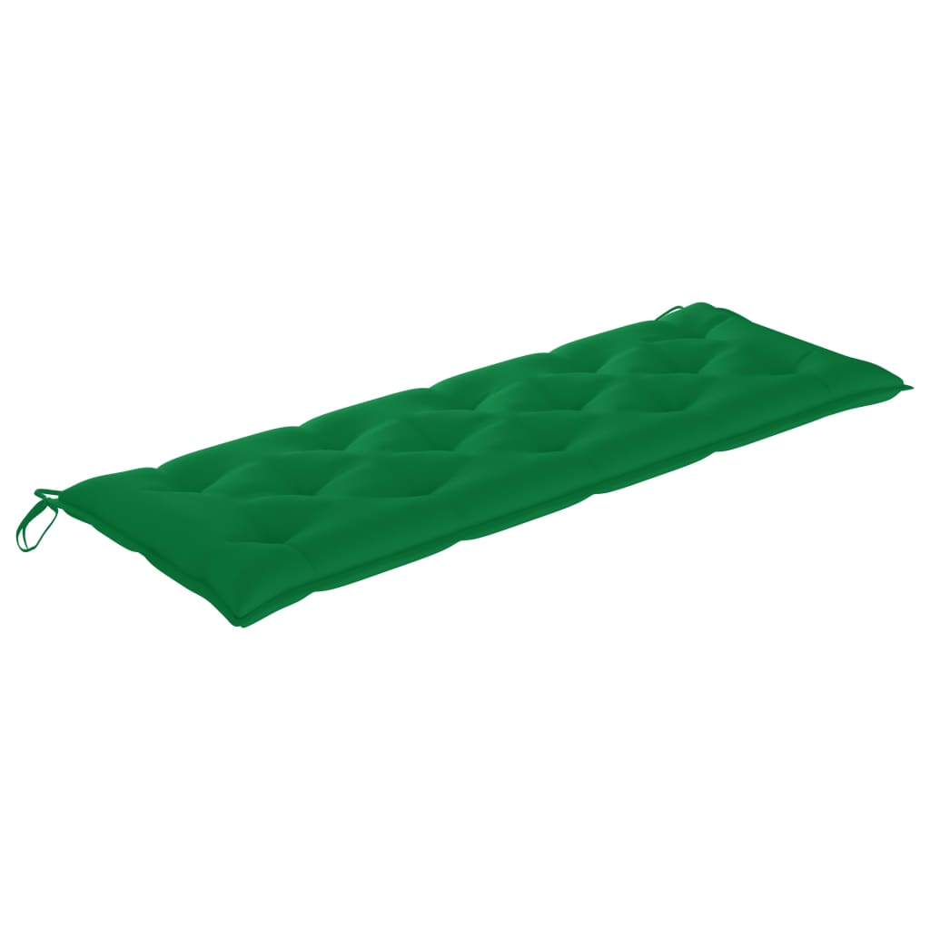 Tömör tíkfa batavia pad zöld párnával 150 cm