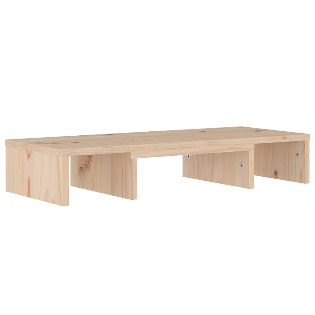 Tömör fenyőfa monitorállvány 60 x 24 x 10,5 cm Tömör fenyőfa monitorállvány 60 x 24 x 10,5 cm