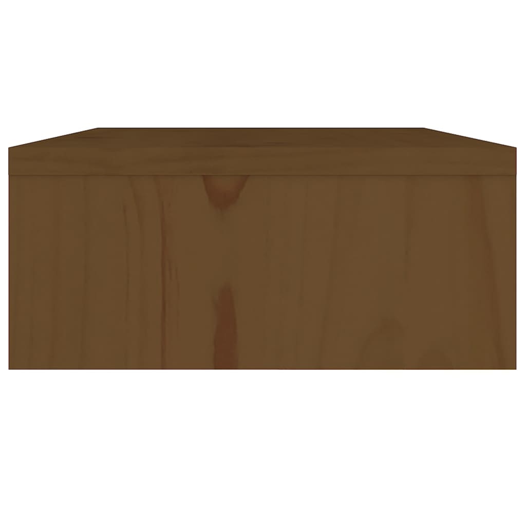 Mézbarna tömör fenyőfa monitorállvány 60x24x10,5 cm Mézbarna tömör fenyőfa monitorállvány 60x24x10,5 cm