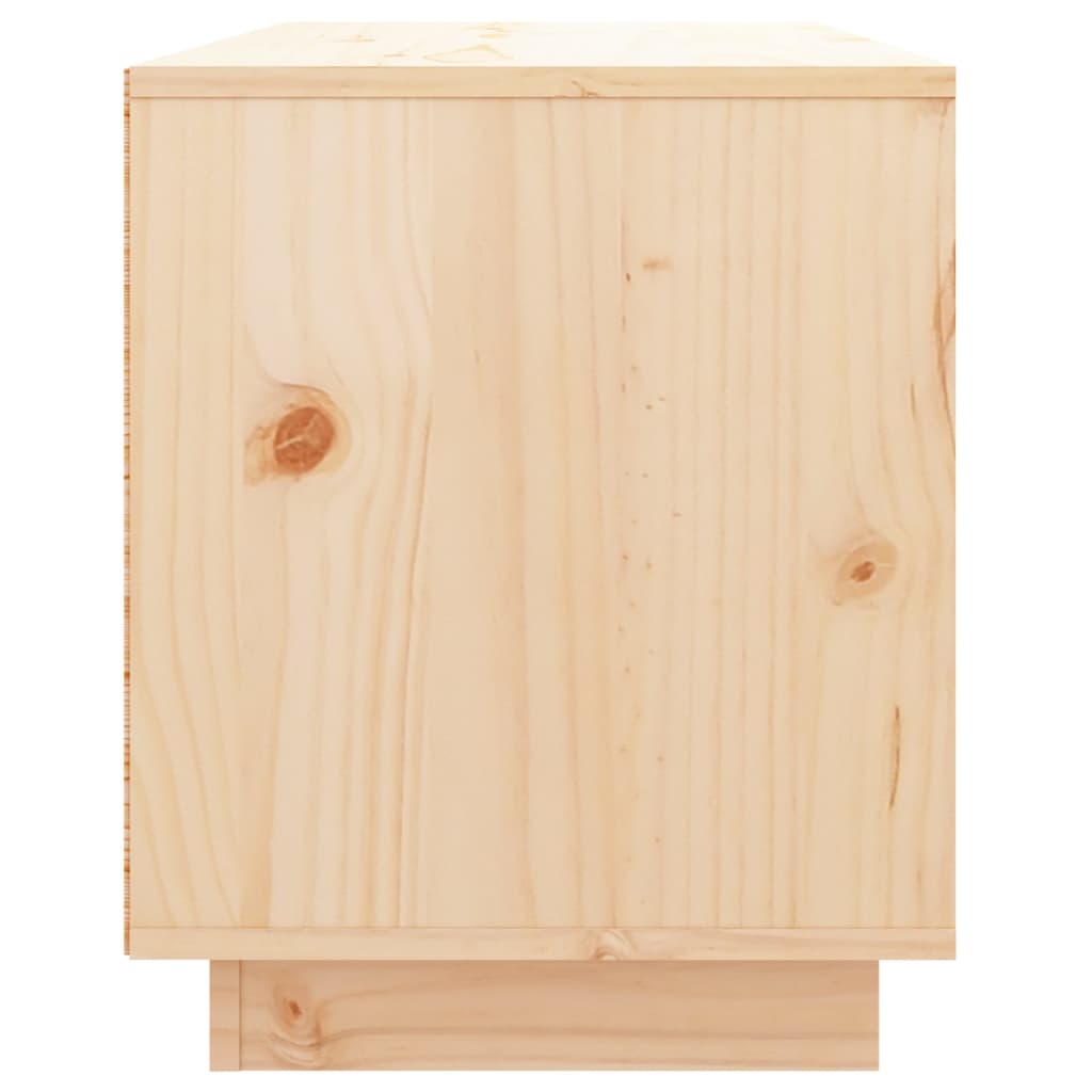 Tömör fenyőfa tv-szekrény 74 x 35 x 44 cm Tömör fenyőfa tv-szekrény 74 x 35 x 44 cm