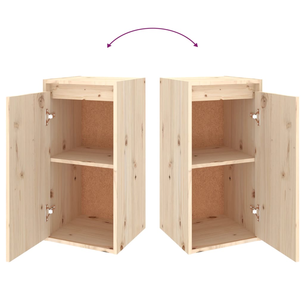 4 darab tömör fenyőfa tv-szekrény