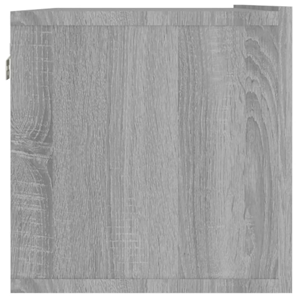 Szürke sonoma színű szerelt fa tv-szekrény 120 x 30 x 30 cm Szürke sonoma színű szerelt fa tv-szekrény 120 x 30 x 30 cm