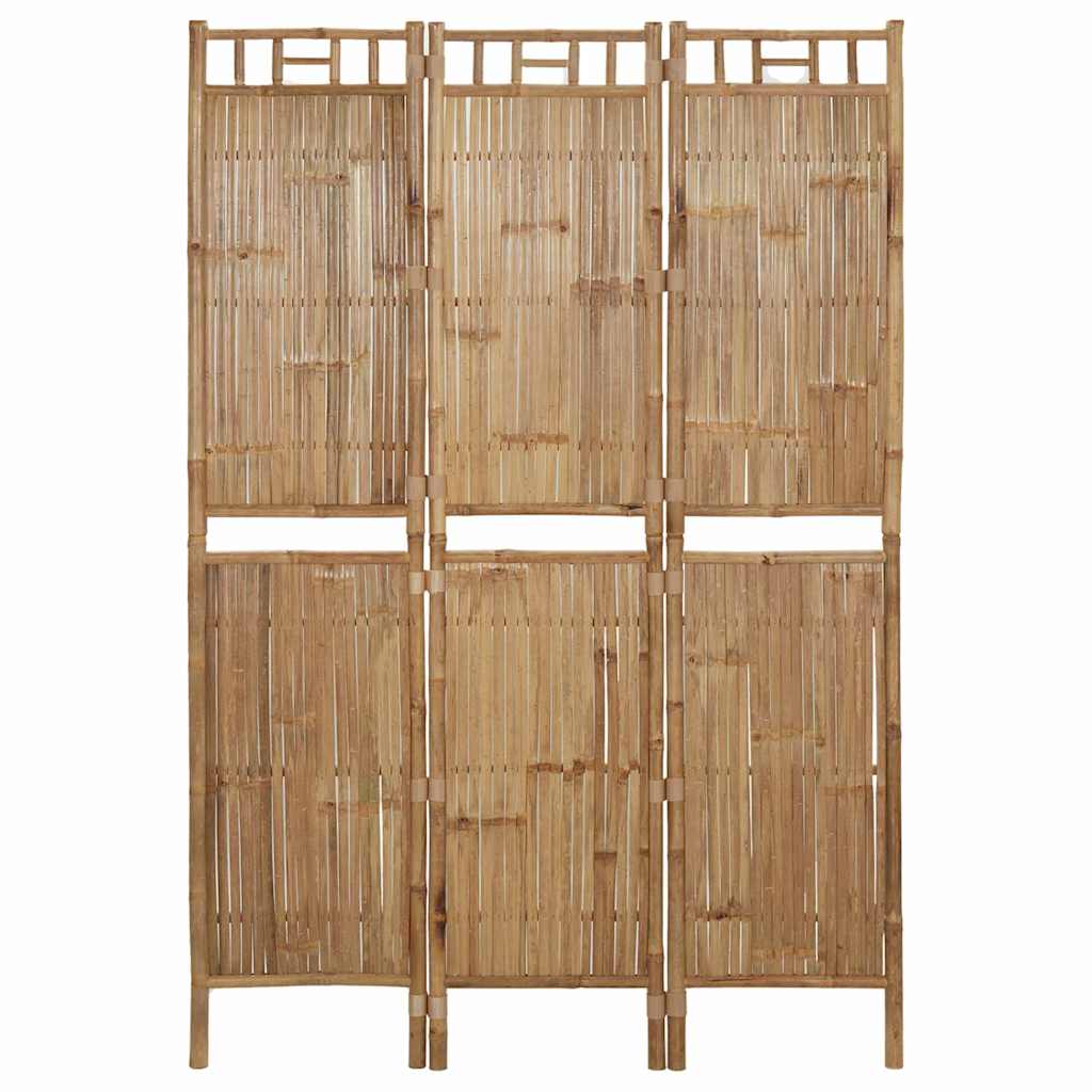 3 paneles bambusz térelválasztó 120 x 180 cm