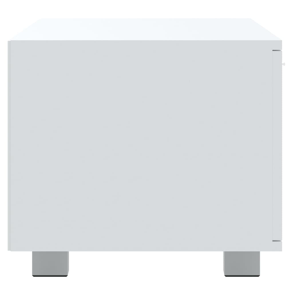 Fehér szerelt fa tv-szekrény 120 x 40,5 x 35 cm Fehér szerelt fa tv-szekrény 120 x 40,5 x 35 cm