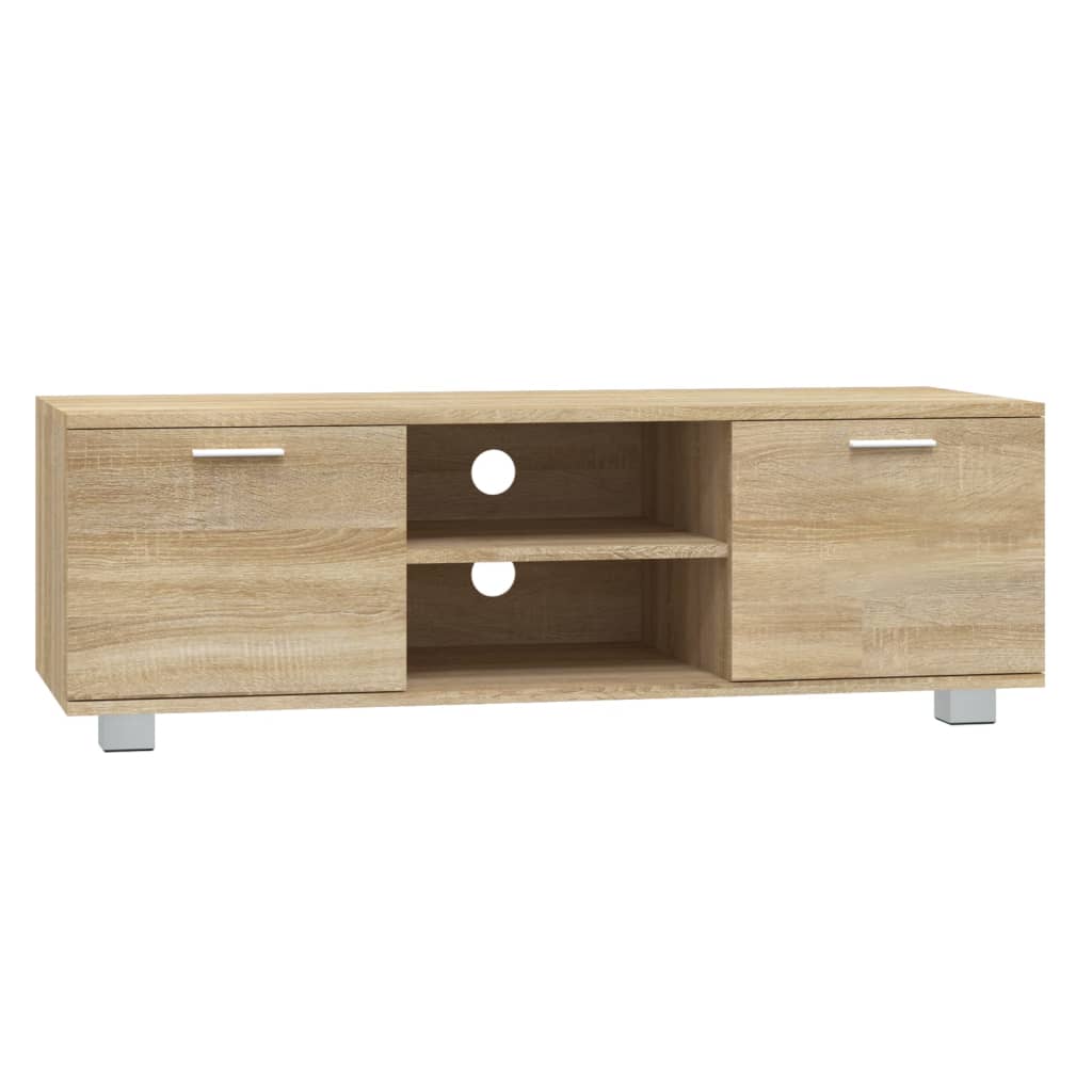 Sonoma tölgy színű szerelt fa tv-szekrény 120 x 40,5 x 35 cm Sonoma tölgy színű szerelt fa tv-szekrény 120 x 40,5 x 35 cm
