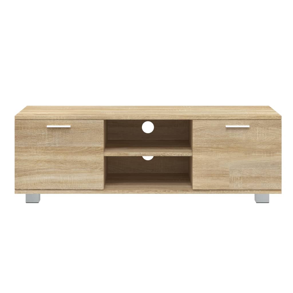 Sonoma tölgy színű szerelt fa tv-szekrény 120 x 40,5 x 35 cm Sonoma tölgy színű szerelt fa tv-szekrény 120 x 40,5 x 35 cm