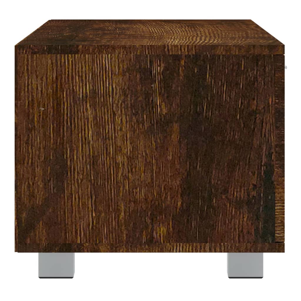 Füstös tölgy színű szerelt fa tv-szekrény 140 x 40,5 x 35 cm