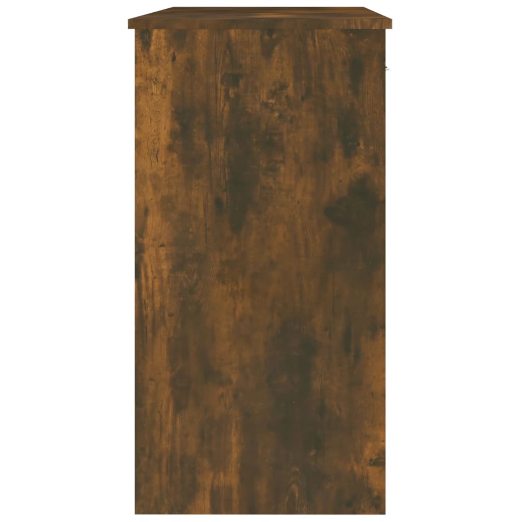 Füstös tölgy színű szerelt fa íróasztal 80 x 40 x 75 cm