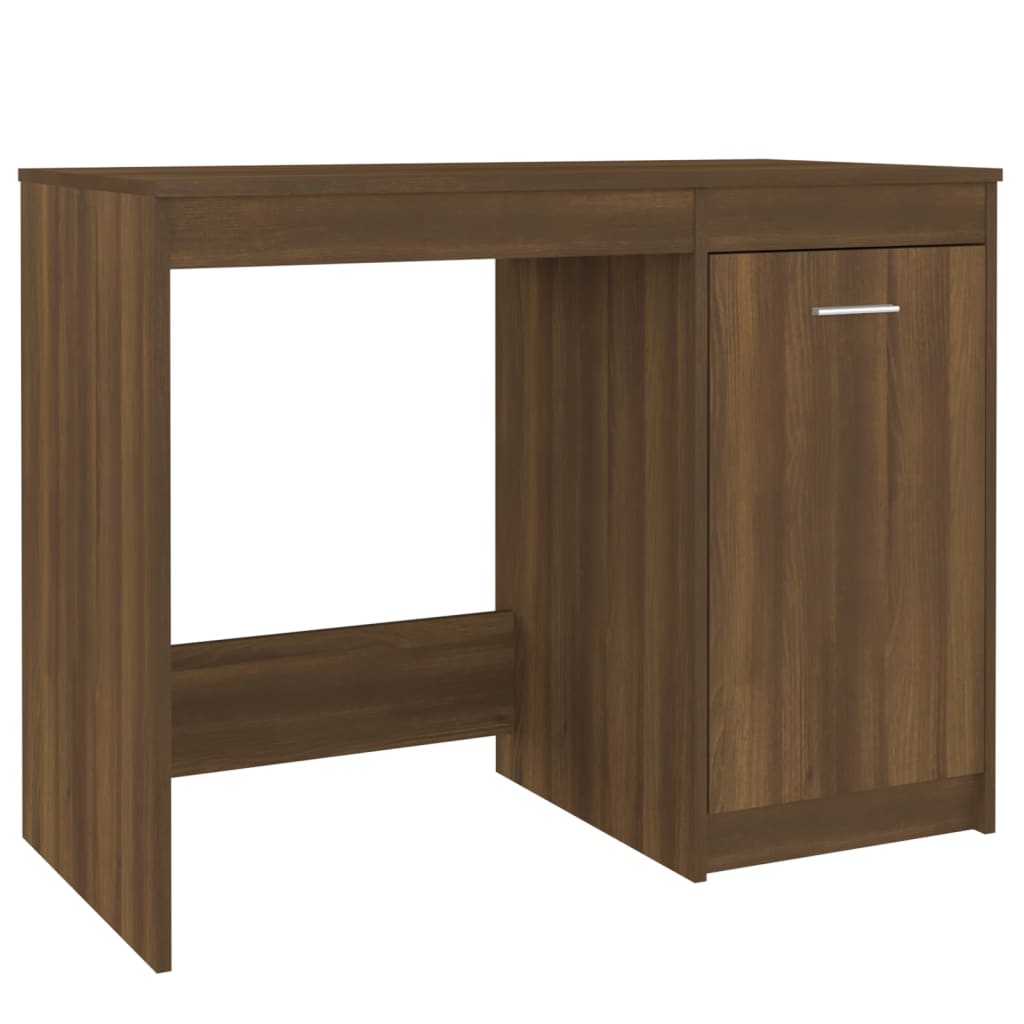 Barna tölgy színű szerelt fa íróasztal 100 x 50 x 76 cm Barna tölgy színű szerelt fa íróasztal 100 x 50 x 76 cm