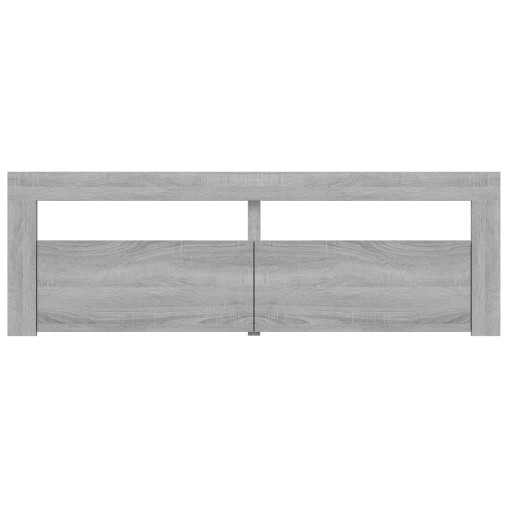 Szürke sonoma színű tv-szekrény led-lámpákkal 120 x 35 x 40 cm Szürke sonoma színű tv-szekrény led-lámpákkal 120 x 35 x 40 cm