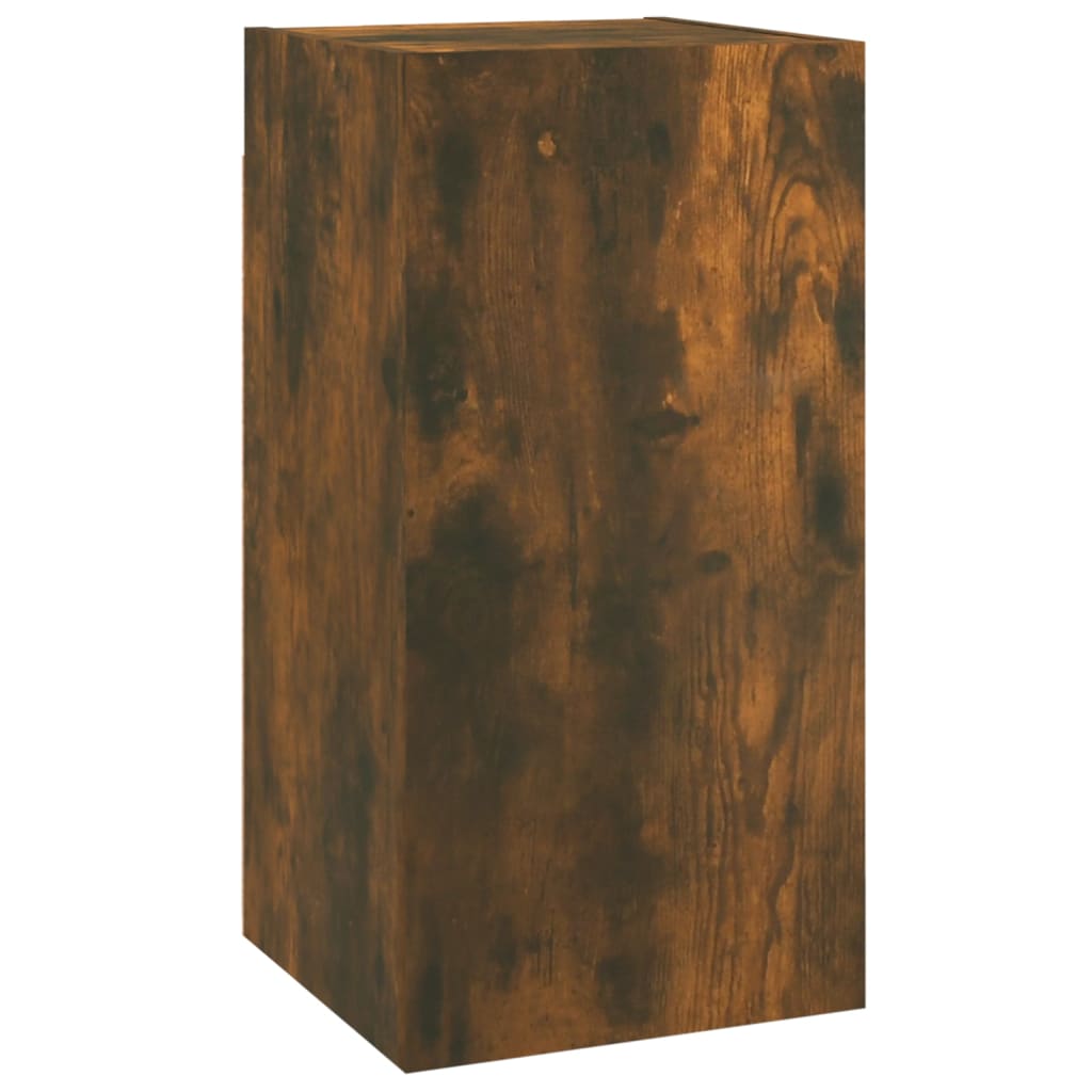 Füstös tölgy színű szerelt fa tv-szekrény 30,5 x 30 x 60 cm Füstös tölgy színű szerelt fa tv-szekrény 30,5 x 30 x 60 cm