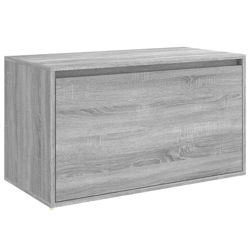 Szürke sonoma színű szerelt fa előszobapad 80 x 40 x 45 cm Szürke sonoma színű szerelt fa előszobapad 80 x 40 x 45 cm