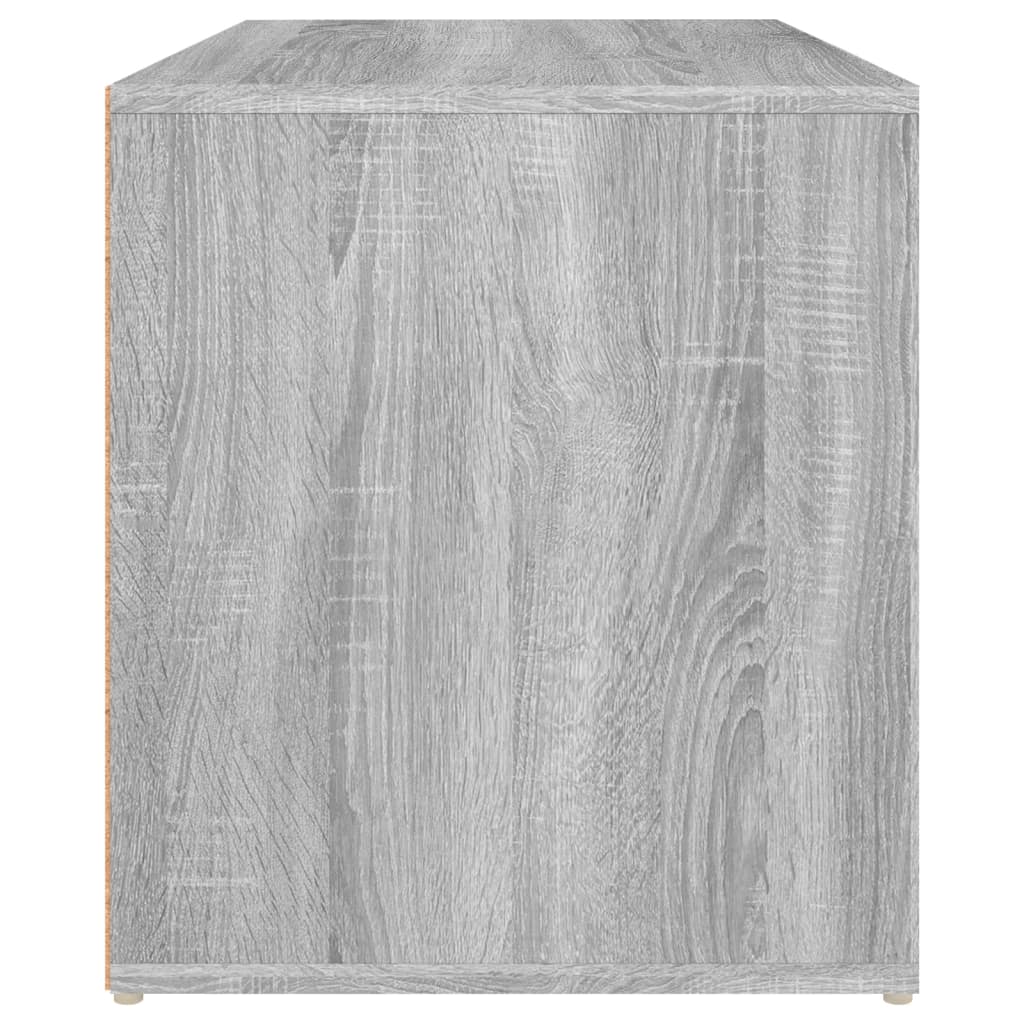 Szürke sonoma színű szerelt fa előszobapad 80 x 40 x 45 cm Szürke sonoma színű szerelt fa előszobapad 80 x 40 x 45 cm