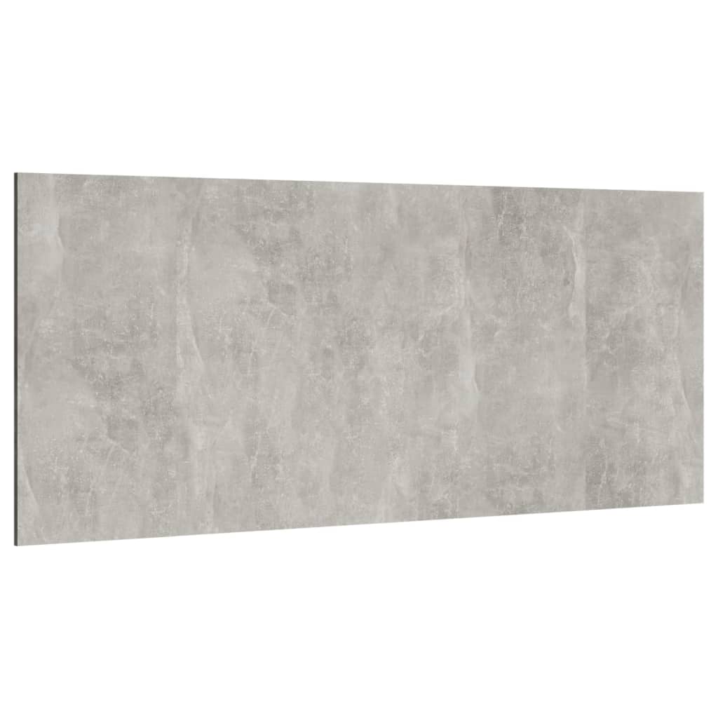 Betonszürke szerelt fa ágyfejtámla 200x1,5x80 cm
