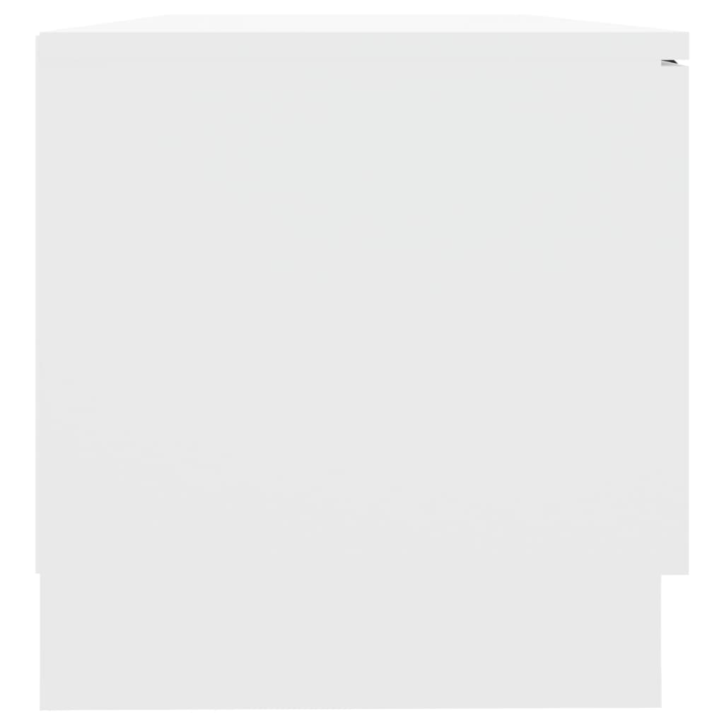 Fehér szerelt fa tv-szekrény 80 x 35 x 36,5 cm Fehér szerelt fa tv-szekrény 80 x 35 x 36,5 cm