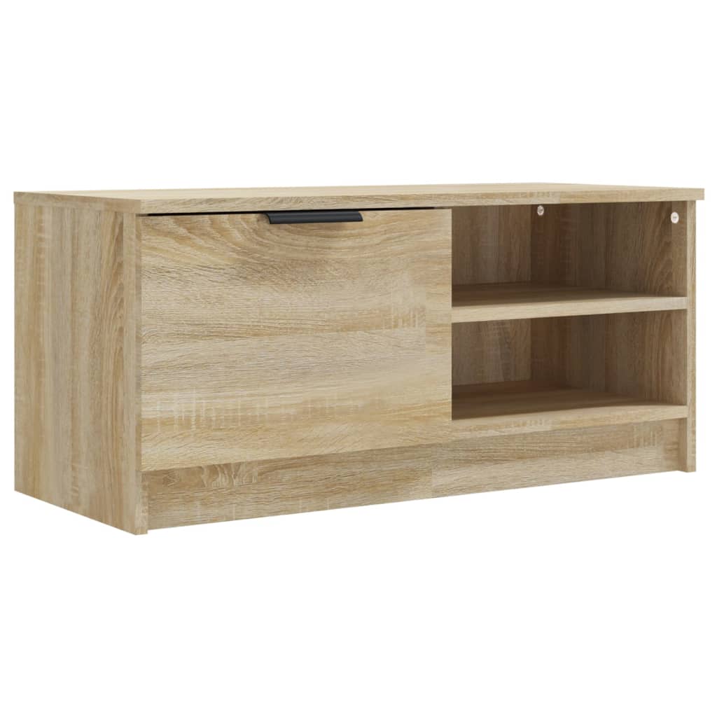 2 db sonoma-tölgy színű szerelt fa tv-szekrény 80x35x36,5 cm 2 db sonoma-tölgy színű szerelt fa tv-szekrény 80x35x36,5 cm