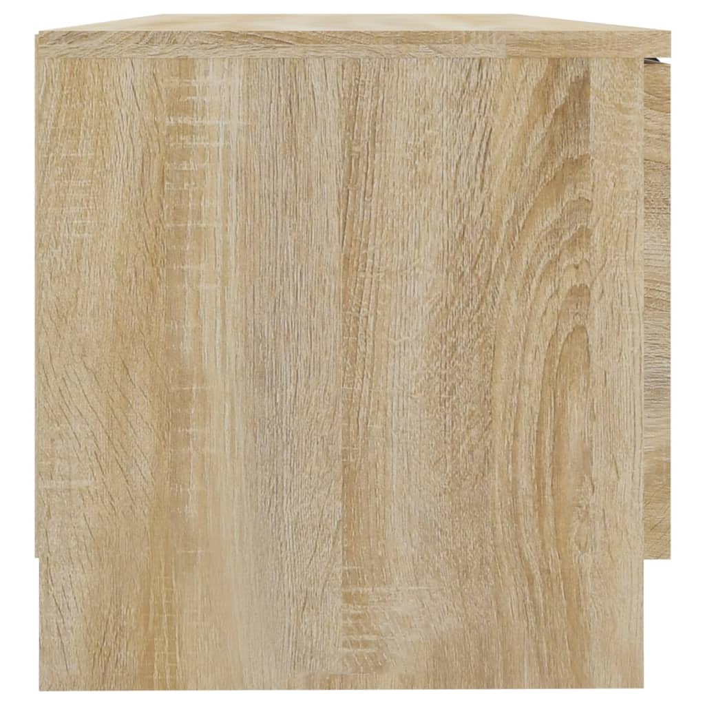 2 db sonoma-tölgy színű szerelt fa tv-szekrény 80x35x36,5 cm 2 db sonoma-tölgy színű szerelt fa tv-szekrény 80x35x36,5 cm