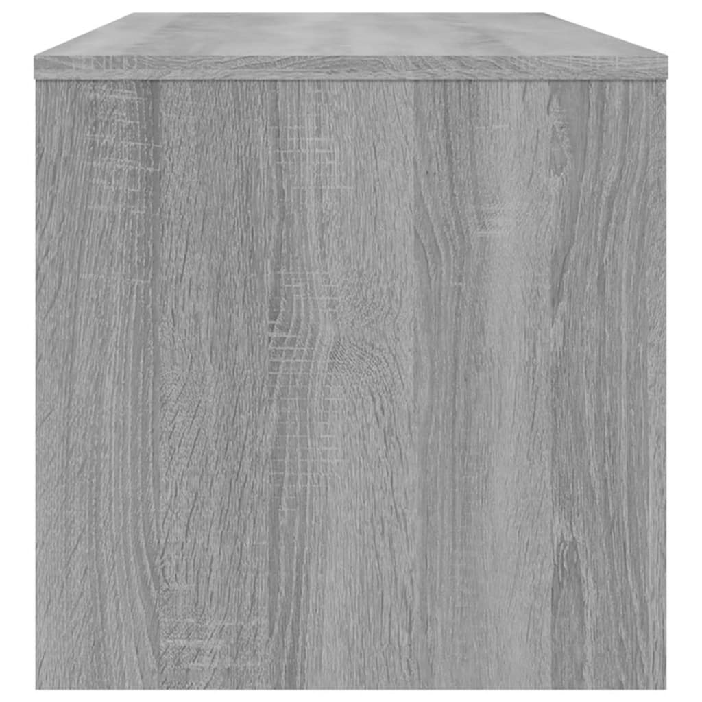 Szürke sonoma színű szerelt fa tv-szekrény 100 x 40 x 40 cm