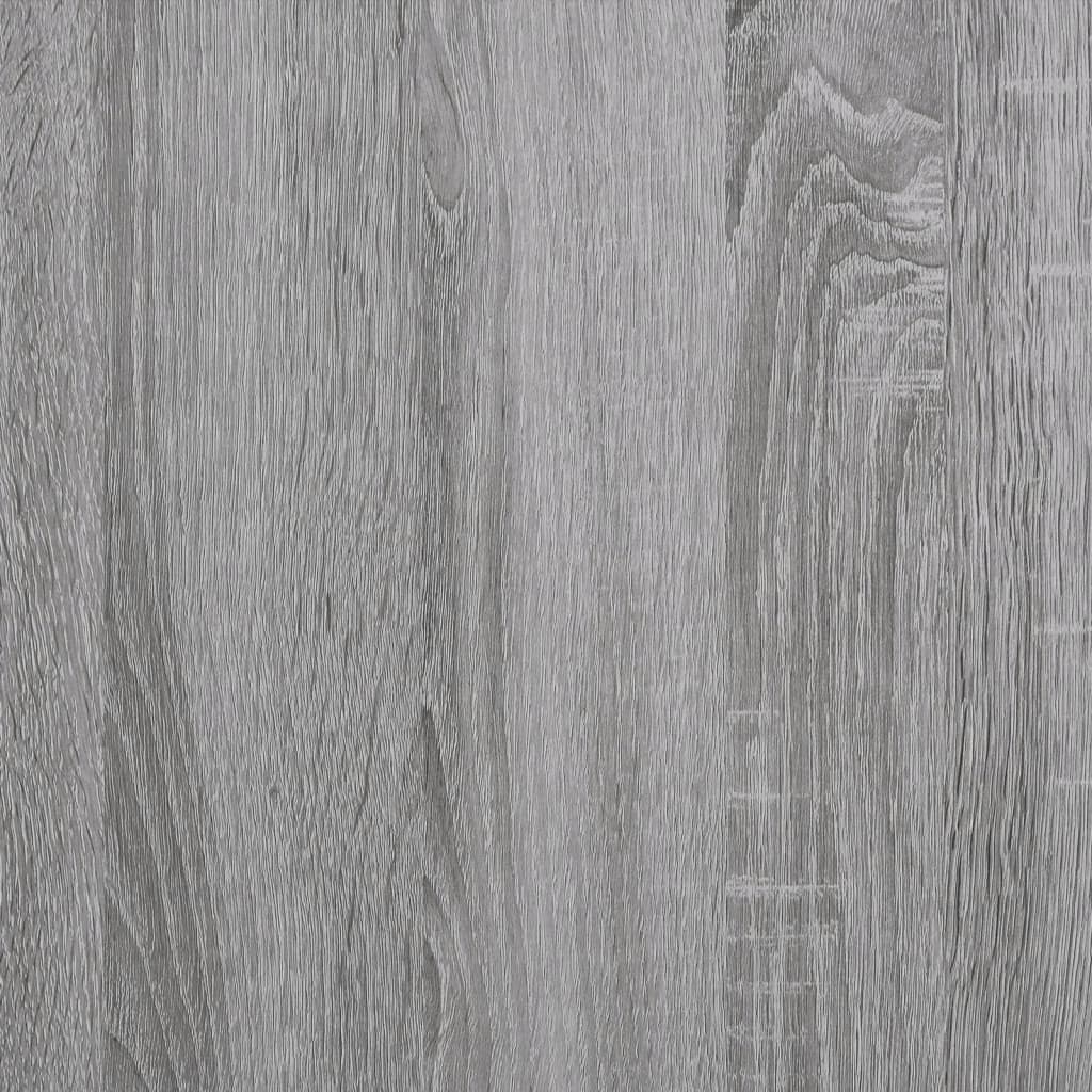 Szürke sonoma színű szerelt fa tv-szekrény 100 x 40 x 40 cm