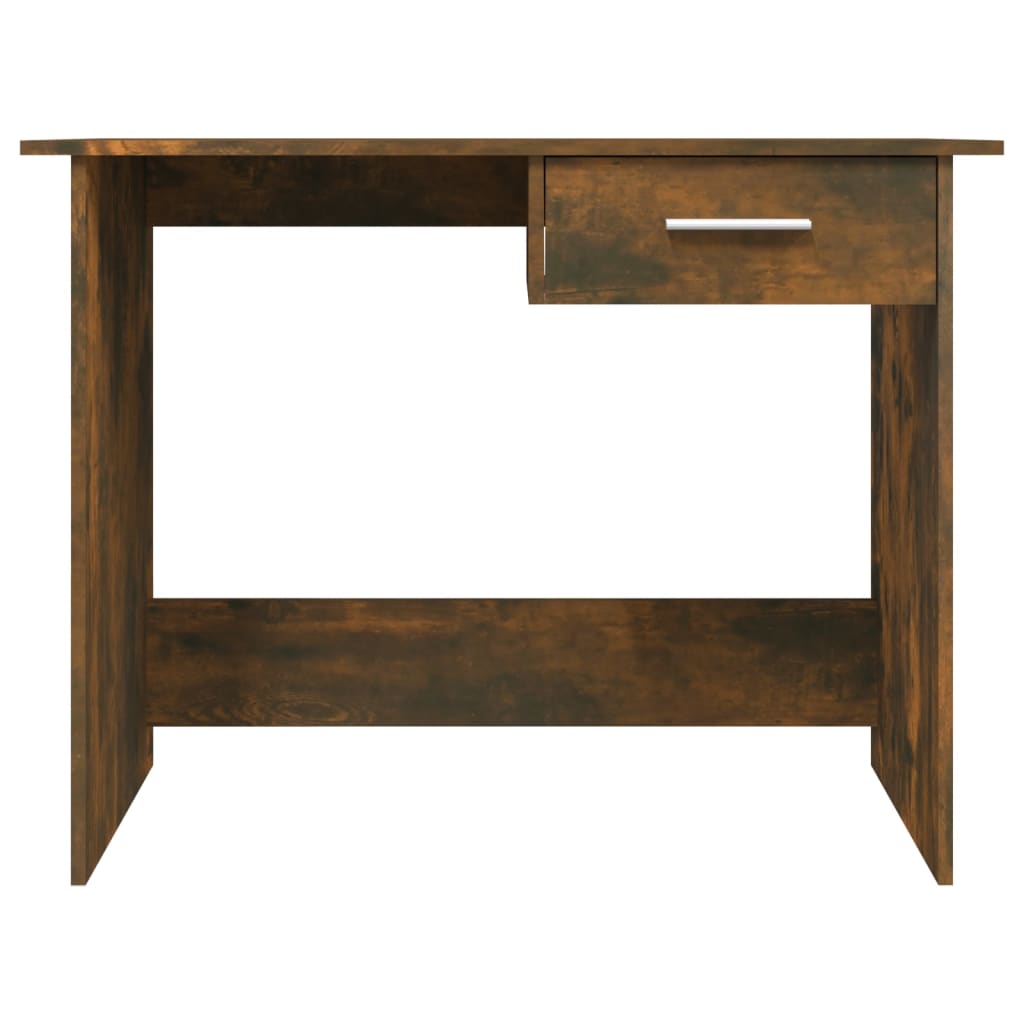 Füstös tölgy színű szerelt fa íróasztal 100 x 50 x 76 cm