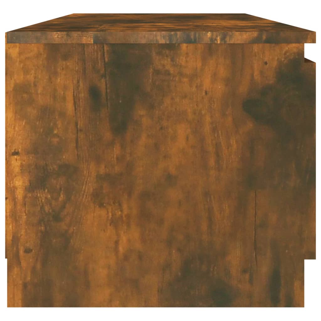 Füstös tölgy színű szerelt fa tv-szekrény 140 x 40 x 35,5 cm Füstös tölgy színű szerelt fa tv-szekrény 140 x 40 x 35,5 cm