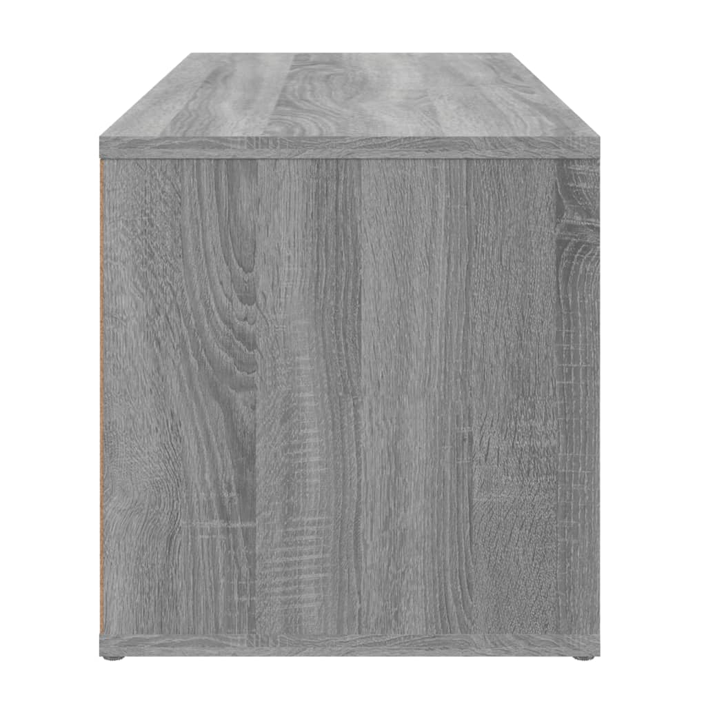 Szürke sonoma színű szerelt fa tv-szekrény 80 x 34 x 36 cm Szürke sonoma színű szerelt fa tv-szekrény 80 x 34 x 36 cm