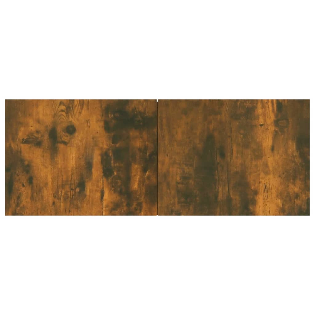 Füstös tölgy színű szerelt fa tv-szekrény 80 x 30 x 30 cm