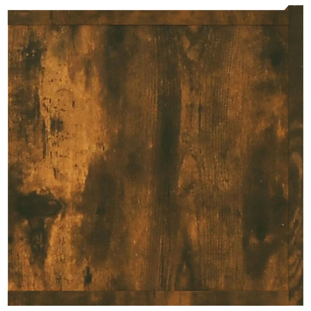 Füstös tölgy színű szerelt fa tv-szekrény 80 x 30 x 30 cm
