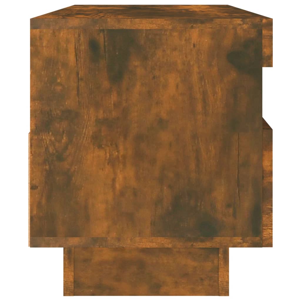 Füstös tölgyszínű tv-szekrény led-világítással 100 x 35 x 40 cm Füstös tölgyszínű tv-szekrény led-világítással 100 x 35 x 40 cm