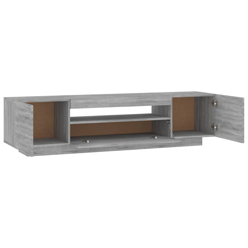 Szürke sonoma színű tv-szekrény led-lámpákkal 160x35x40 cm Szürke sonoma színű tv-szekrény led-lámpákkal 160x35x40 cm