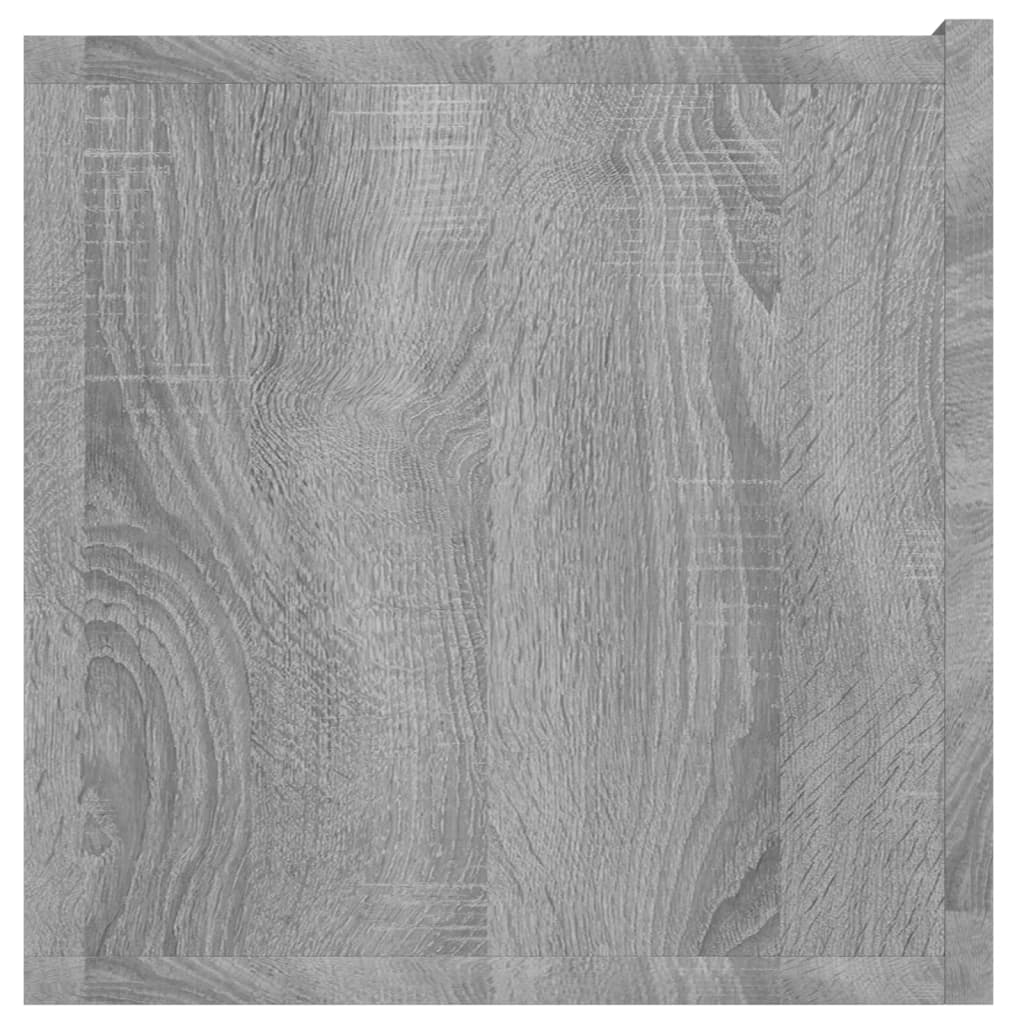 2 db füstös tölgyszínű szerelt fa függő tv-szekrény 60x30x30 cm