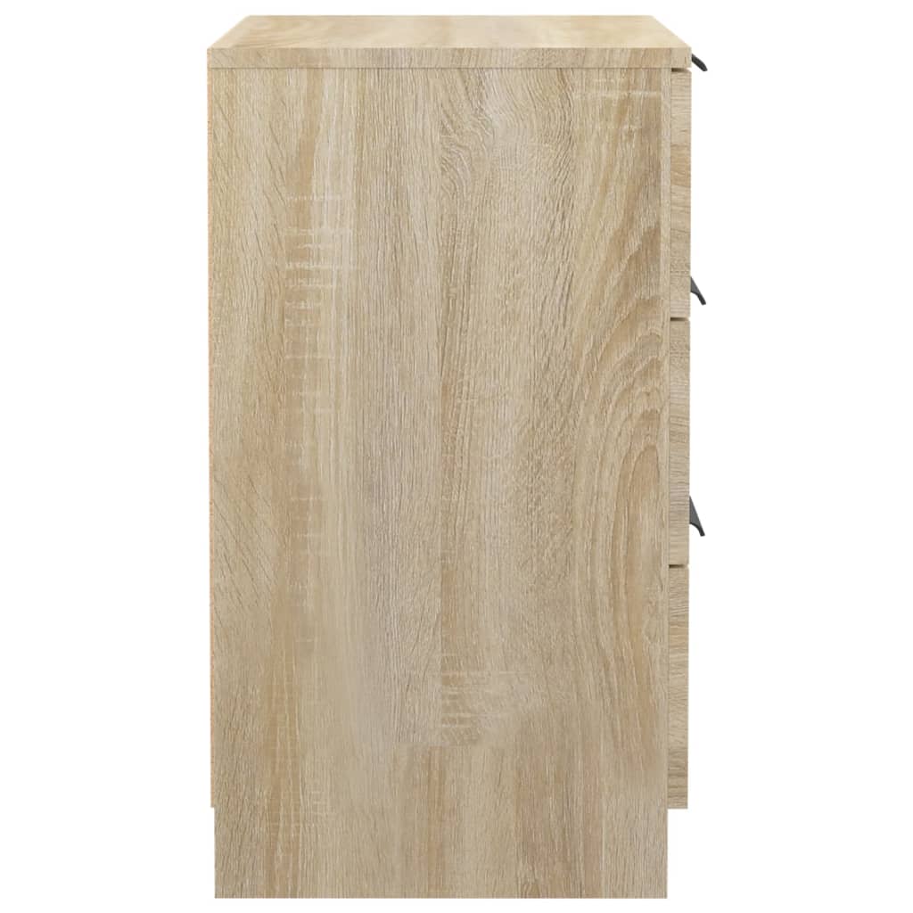 Sonoma-tölgyszínű éjjeliszekrény 40 x 36 x 65 cm