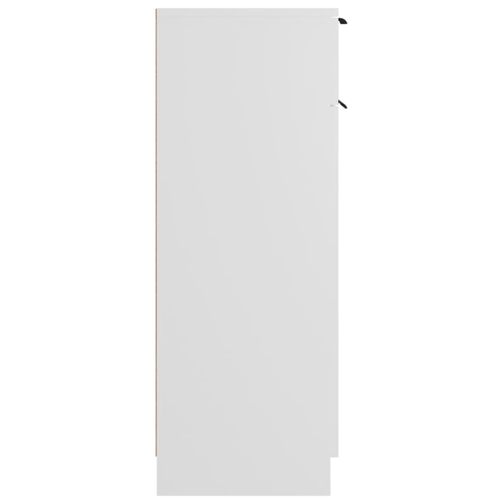 Fehér szerelt fa fürdőszobaszekrény 32 x 34 x 90 cm