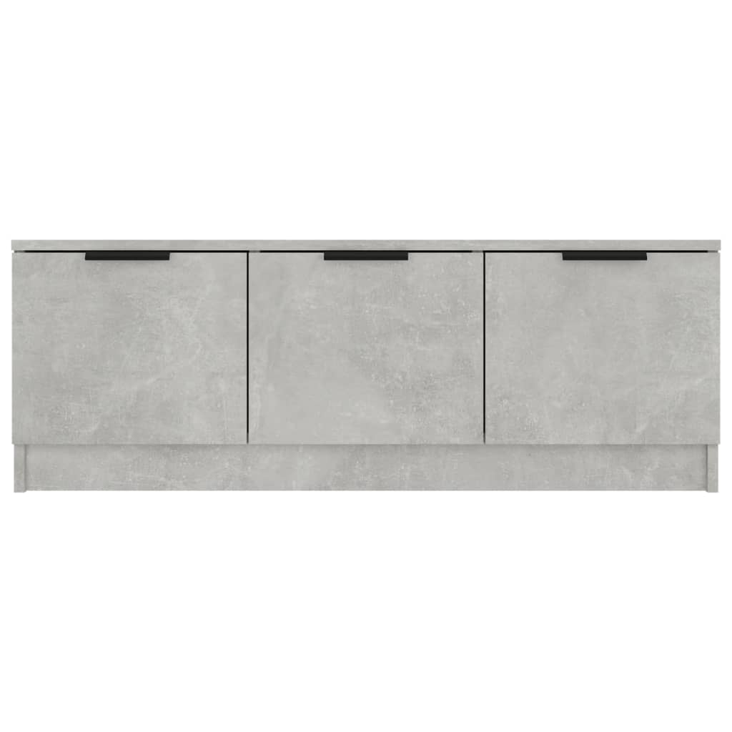 Betonszürke szerelt fa tv-szekrény 102 x 35 x 36,5 cm