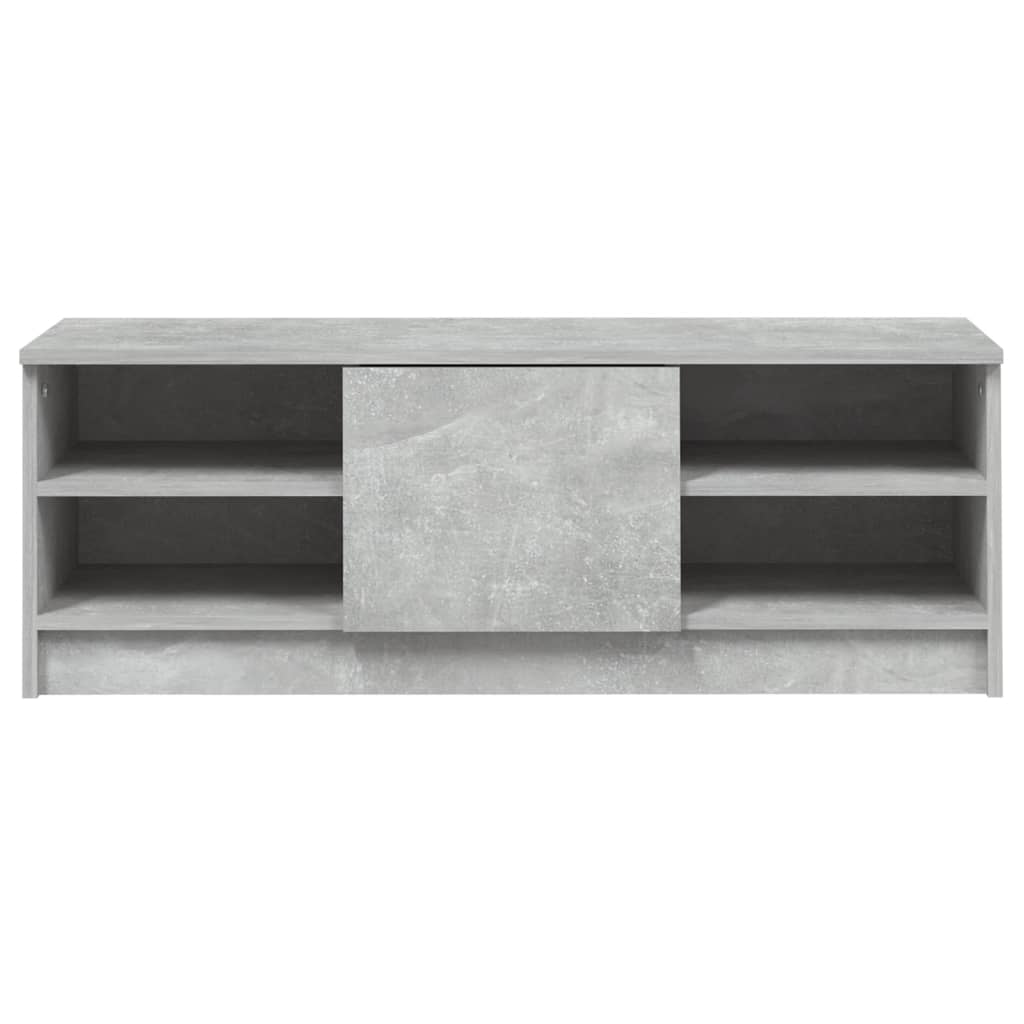 Betonszürke szerelt fa tv-szekrény 102 x 35,5 x 36,5 cm