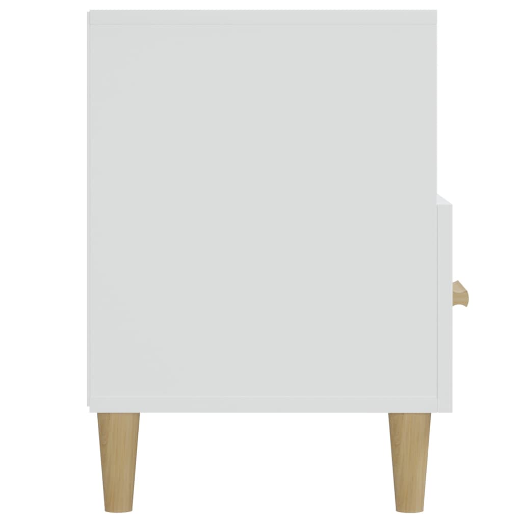 Fehér szerelt fa tv-szekrény 102 x 36 x 50 cm Fehér szerelt fa tv-szekrény 102 x 36 x 50 cm