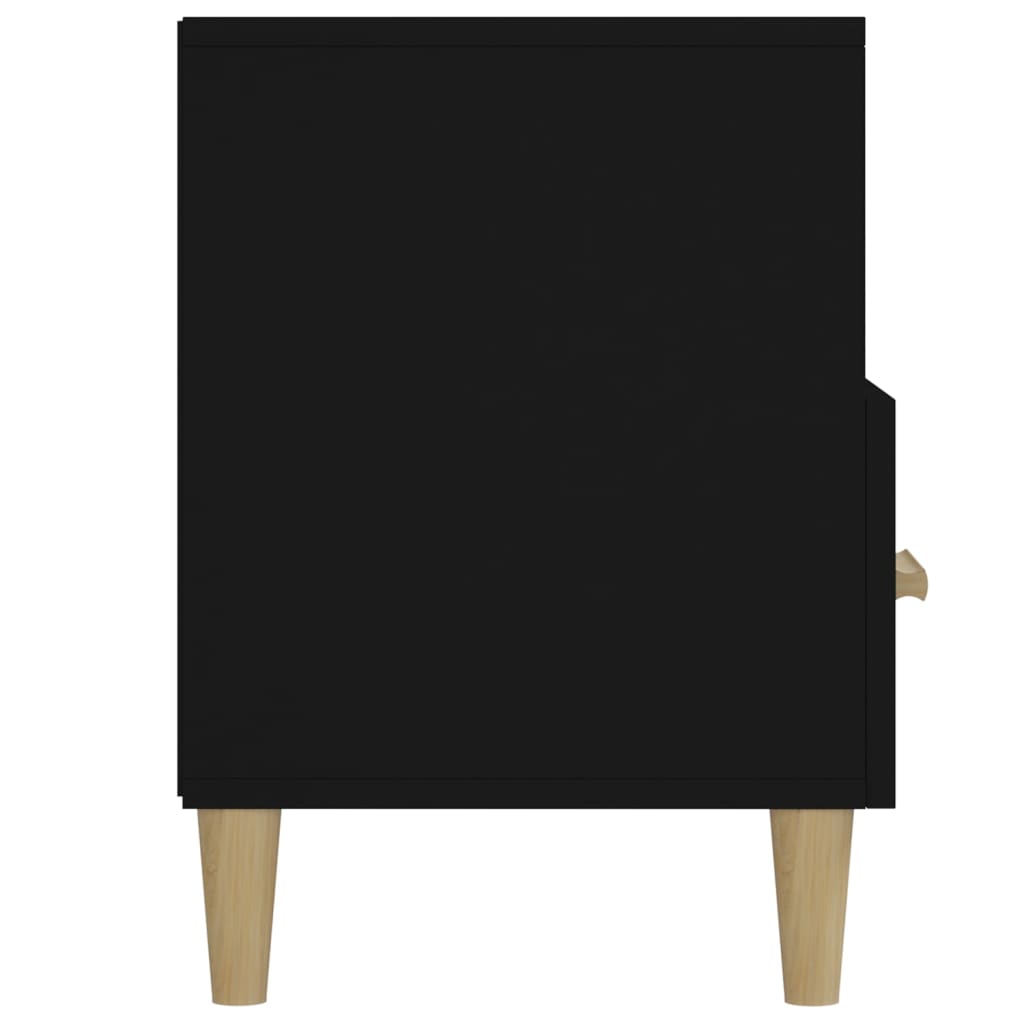 Fekete szerelt fa tv-szekrény 102 x 36 x 50 cm Fekete szerelt fa tv-szekrény 102 x 36 x 50 cm