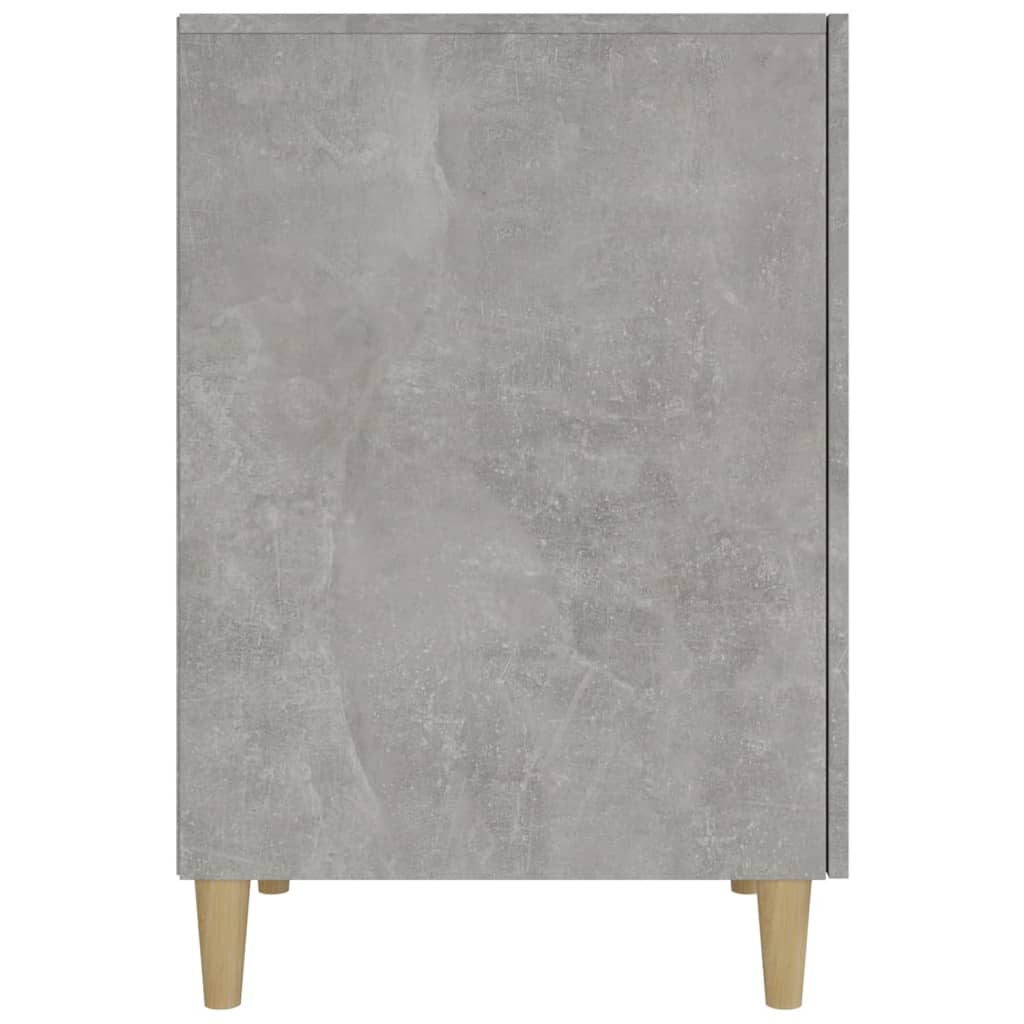 Betonszürke szerelt fa íróasztal 140 x 50 x 75 cm