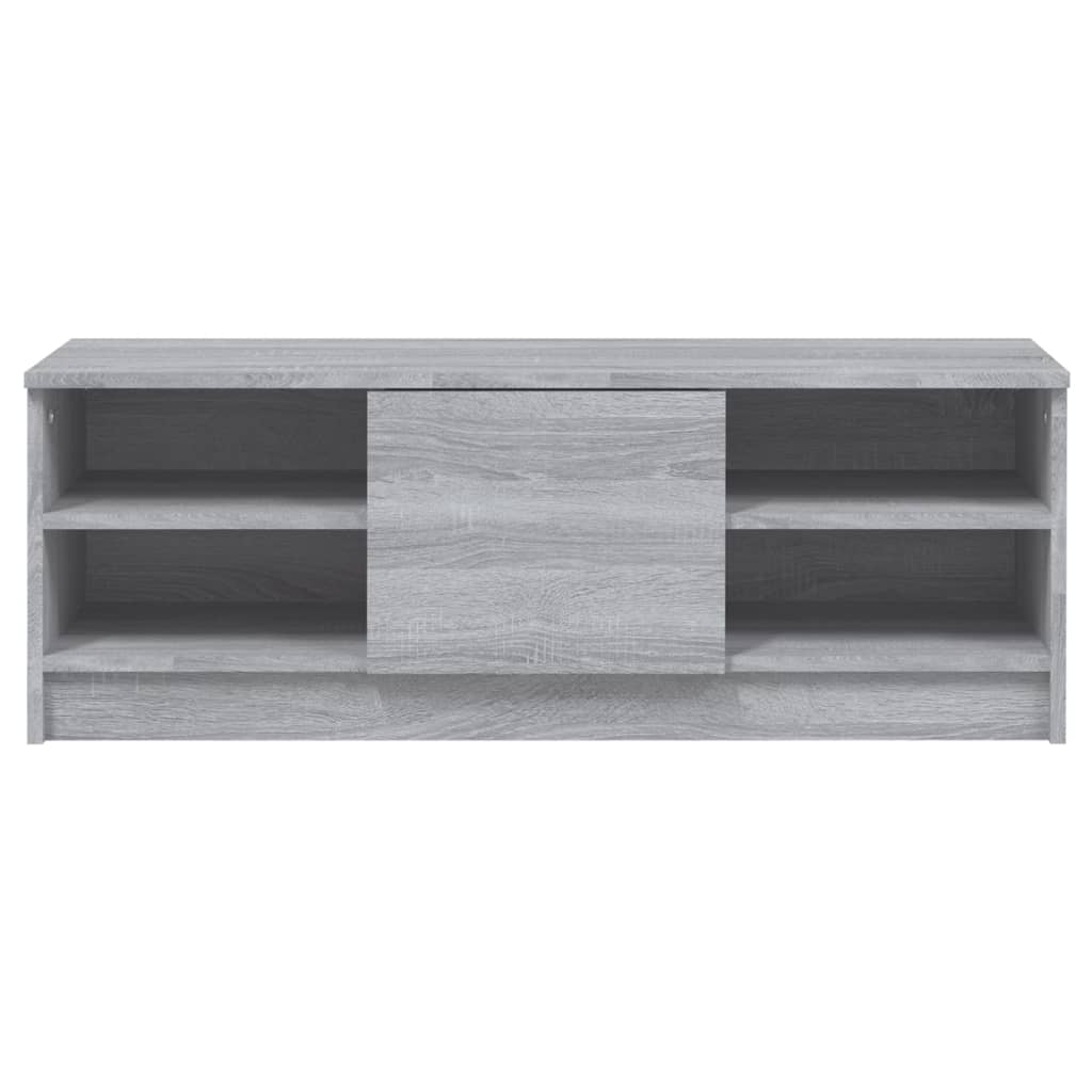 Szürke sonoma színű szerelt fa tv-szekrény 102 x 35,5 x 36,5 cm